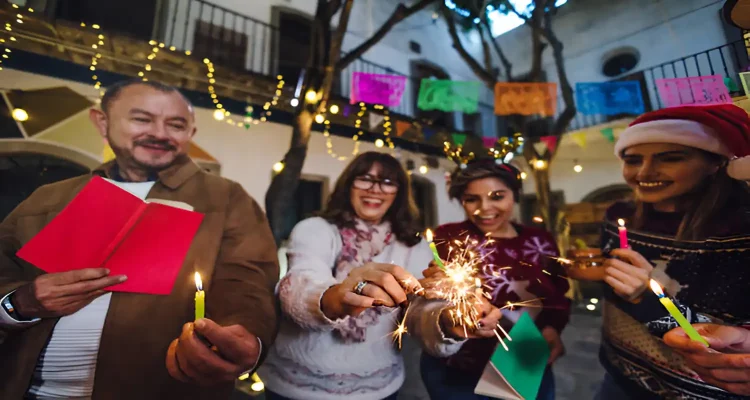 Illustration showcasing seven creative ways to celebrate Hispanic Heritage Month, highlighting cultural traditions, events, and activities.